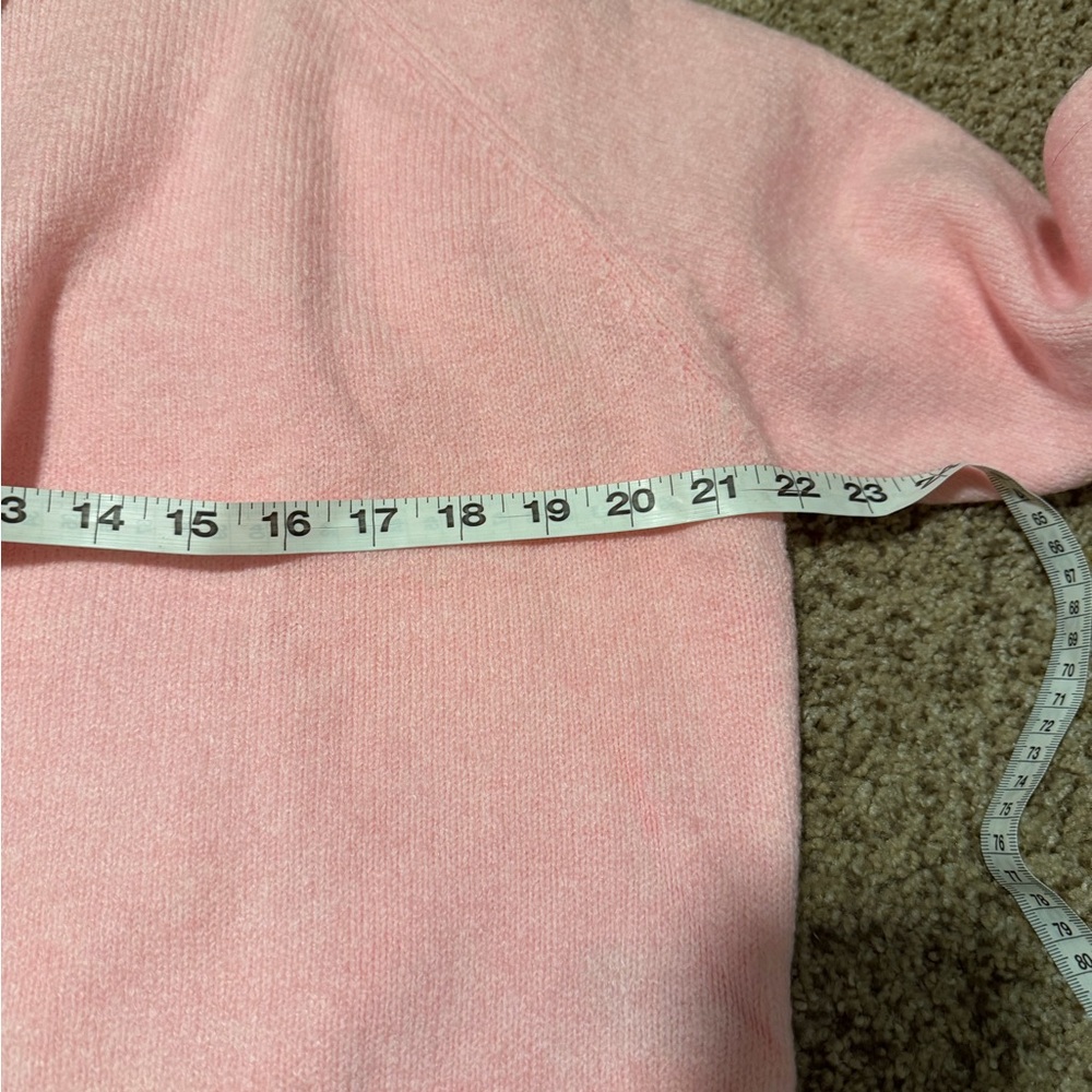 French Connection Suzie Crew Neck Soft Pink Crew Neck Sweater Sz Large Comfy - Picture 4 of 7